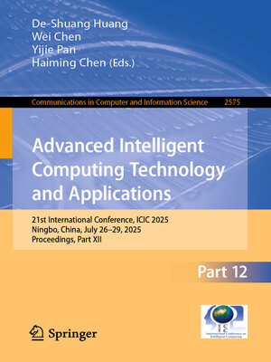 cover image of Advanced Intelligent Computing Technology and Applications